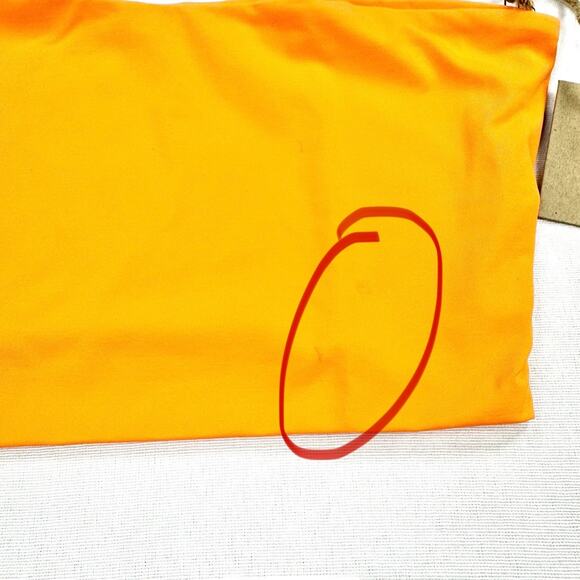 Free People Toast Swim Women’s Apex Halter Bikini Top Medium Nectarine Orange - Picture 6 of 9